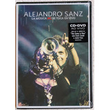 Kit Lacrado Dvd + Cd Alejandro Sanz La Música No Se Toca En Vivo Original