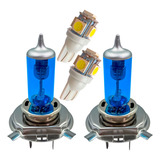 Kit Lampada Farol Alto E Baixo Na Mesma Lampada H4 T10