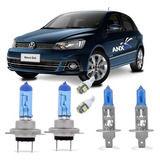 Kit Lampada Farol Luz Super Branca H1 H7 Tipo Xenon Gol G5