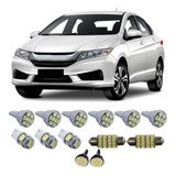 Kit Lâmpada Led New Civic 2014-2015 2016-pingo Teto Ré Xenon