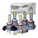 Kit Lâmpada Led V10 Farol Alto Baixo Milha Nissan Kicks 2019