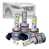 Kit Lâmpada Led V10 Farol Alto Baixo Nissan Kicks 2019 2020
