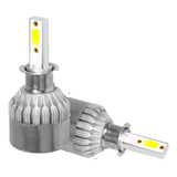 Kit Lâmpada Super Led 2d H3 6000k 12v 24v Efeito Xênon