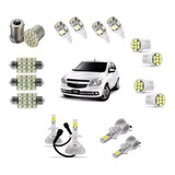 Kit Lâmpada Super Led Agile Farol H7 H1 + Led Internos