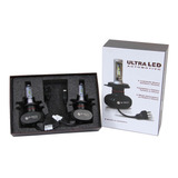 Kit Lampada Ultra Led E-tech Encaixe H4 8000k 6000 Lumens