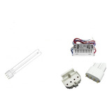 Kit Lampada Uv 60w Bivolt Aquários Lago Tanque Hungara Tampa Aquario