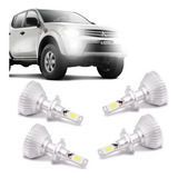 Kit Lampada Xenon Super Led L200 Triton Farol E Milha 6000k