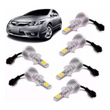 Kit Lampada Xenon Super Led New Civic Farol E Milha 6000k