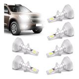 Kit Lampada Xenon Super Led S10 Farol E Milha 6000k