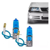 Kit Lampadas H3 55w Super Brancas Farol Milha Neblina Gol Parati Saveiro Quadrado G1 G2 G3 G4 Tipo Xenon Techone Inmetro