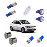 Kit Lampadas Led Azul Neon Gol Voyage G4 G5 G6