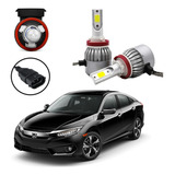 Kit Lâmpadas Led Farol Milha Honda Civic 2012 2013 2014