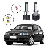 Kit Lâmpadas Led Farol Milha Shocklight S14 Gol G3 2000 2001