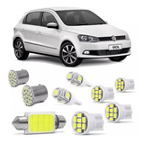 Kit Lampadas Led Gol Voyage G4 G5 G6 Teto Placa Ré Farolete