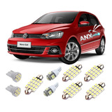 Kit Lampadas Led Interno + Placa Gol Voyage G4 G5 G6 G7 G3.