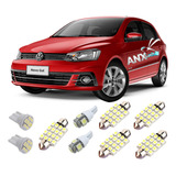 Kit Lampadas Led Interno + Placa Gol Voyage G4 G5 G6 G7 G3