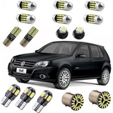 Kit Lampadas Led Premium Golf Polo Hatch Pingo Teto Placa Ré