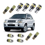 Kit Lampadas Led Premium Tucson Luz Branca Teto Placa Ré 