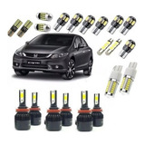 Kit Lampadas Super Led Techone Premium Civic 2014 2015 2016