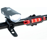 Kit Lanterna E Farol Bicicleta Luz Ultra Led A Prova D'água