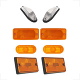 Kit Lanterna Lateral Vw 8120 8150 13150 13180 Amarelo