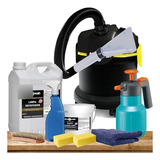 Kit Lavagem A Seco De Estofados + Aspirador E Bico Extrator