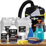 Kit Lavagem A Seco De Estofados Lava Higieniza + Aspirador