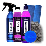 Kit Lavagem Automotiva Shampoo V-floc Blend