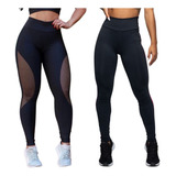 Kit Legging Arrastão + Legging Básica