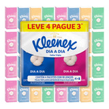 Kit Lenço De Bolso Kleenex 12 Pacotes Com 4 Un Papel Suave