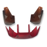 Kit Lente Lanterna E Par Pisca Traseiro Yamaha Crypton 100