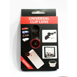 Kit Lente Universal 3x1 Fisheye/macro/wide Olho De Peixe