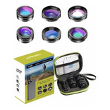 Kit Lentes 6x1 P/ Smartphone Celular Fisheye Macro Wide 