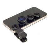 Kit Lentes Olho Peixe Fish Smartphone Celular Eye Macro Wide