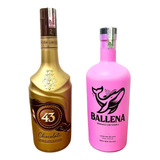 Kit Licor 43 Chocolate 700ml + Licor Ballena 750ml Original
