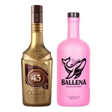 Kit Licor 43 Chocolate 700ml + Licor Ballena 750ml Original