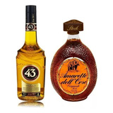 Kit Licor 43 Diego Zamora + Licor Amaretto Dell Orso 700ml