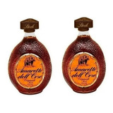 Kit Licor Amaretto Dell Orso Original 700ml - 2 Unid
