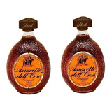 Kit Licor Amaretto Dell Orso Original 700ml - 2 Unidades