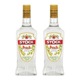 Kit Licor Stock Pêssego 720ml - Peach 2 Unidades