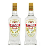 Kit Licor Stock Pêssego 720ml -