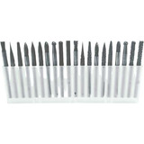 Kit Lima Rotativa Metal Duro 20 Peças Ø3mm Retífica - Dremel