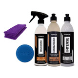 Kit Limpa Couro Automotivo Vonixx + Intense Renova Painel *