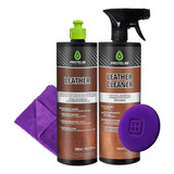 Kit Limpa Couro Leather Cleaner + Hidrata Couro Leather