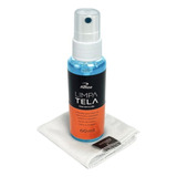 Kit Limpa Telas E Lentes Bactericida Com Flanela Microfibra