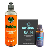 Kit Limpa Vidros Tira Chuva Acida Cristalizador Para-brisas