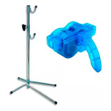 Kit Limpador De Corrente Bike + Suporte Regulável 2 Em 1