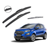 Kit Limpador De Parabrisa Palheta Chuva Ecosport 2018 A 2021