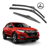 Kit Limpador De Parabrisa Silicone Chuva Hrv 2019 A 2021