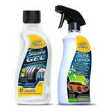 Kit Limpeza Automotiva P/ Lavar Carro Moto - Cera E Silicone